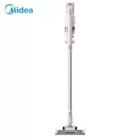 美的(Midea)无线手持充电吸尘器P2 家用车载大吸力立式吸尘器持久续航 无线无绳 冰莹粉