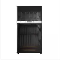 美的(Midea)94L消毒柜/碗柜 二星级消毒 上下双室设计 立式高温 时尚钢化屏触摸 ZLD-XC61 企业采购 [