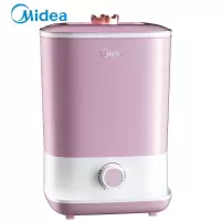 美的(Midea)奶瓶消毒器带烘干多功能高温蒸气消毒盒锅奶瓶玩具9.5升大容量消毒柜机械款紫色MI-MYXE103 [旋