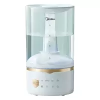 美的(Midea)香薰空气加湿器家用桌面卧室办公大容量恒湿大雾量巴氏杀净化空气SCK-3Q40 透明水箱