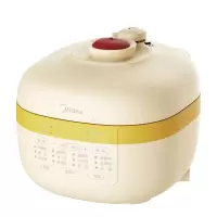 美的(Midea)电压力锅2.2L迷你精致容量家用智能预约煮饭 开盖火锅 电饭煲家电 萌趣小巧