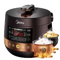 美的(Midea)电压力锅球形双胆压力煲 一键排气 匀火速热4.8L电高压锅