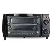 美的(Midea)电烤箱家用小容量烘焙控温多功能迷你蛋糕双层烤位10升 T1-108B/101B 升级套餐:烘培71件