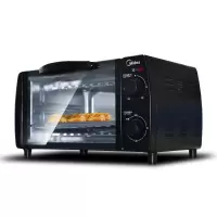 美的(Midea)电烤箱家用小容量烘焙控温多功能迷你蛋糕双层烤位10升 T1-108B/101B 官方标配:包学会烘培
