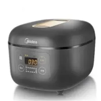 美的(Midea)电饭煲 电饭锅4L升智能预约微压沸腾芯20分钟热水快速饭多功能全自动家用电饭煲 深空灰
