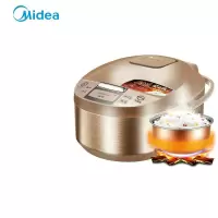 美的(Midea)电饭煲电饭锅5L大容量智能预约黄晶内胆家用电饭煲