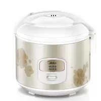 美的(Midea)电饭煲 精铸发热盘 简单易控 黑晶内胆家用小电饭锅3-5人家用 小容量 智能 3L黑晶内胆