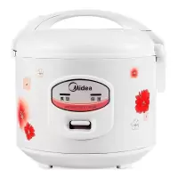 美的(Midea)电饭煲 精铸发热盘 简单易控 黑晶内胆家用小电饭锅3-5人家用 小容量 智能 4L合金内胆