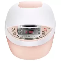 美的(Midea)电饭煲家用3升小型电饭锅蛋糕24小时智能预约 黄晶内胆煮饭锅 『粉色』3升