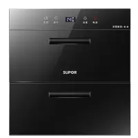 苏泊尔(SUPOR)消毒柜 母婴儿家用消毒碗柜 嵌入式消毒柜奶瓶消毒器 100L大容量 不锈钢碗架 [100L]多重净化