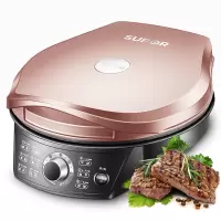 苏泊尔(SUPOR)电饼铛家用双面加热电饼档 上下独立控温煎饼烙饼机 旋控式加深加大烤盘 火力可调 悬浮煎烤机