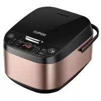 苏泊尔(SUPOR)电饭煲5L电饭锅大容量智能预约家用智能多功能煮饭锅5-6-8人特色蛋糕煲仔饭 (炫彩拉丝金属煲体)
