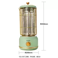 艾美特取暖器家用鸟笼小太阳节能速热小型烤火炉电暖气马灯暖风机 绿色