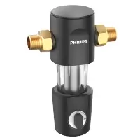 飞利浦(PHILIPS)前置净水器40微米前置过滤器反冲洗 自来水管道净水机 大通量全屋净化 AWP1823