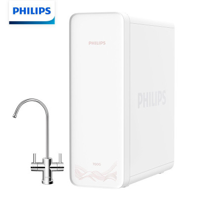 飞利浦(PHILIPS)引擎800G大通量净水器家用直饮水机 厨下式RO反渗透净水机 厨房台下纯水机 AUT7006 [