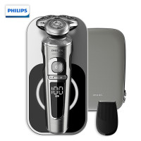 飞利浦(PHILIPS)电动剃须刀刮胡刀原装荷兰进口9000系列Qi无线充电 SP9861 整机进口 准确修剪器+软袋
