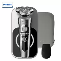 飞利浦(PHILIPS)电动剃须刀刮胡刀原装荷兰进口9000系列Qi无线充电 SP9861 整机进口 准确修剪器+软袋