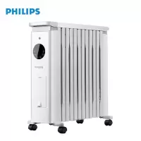 飞利浦(PHILIPS) 取暖器 AHR4144YX 电热油汀取暖器 15片节能暖气片 智能APP控制立挂两用 (线下同
