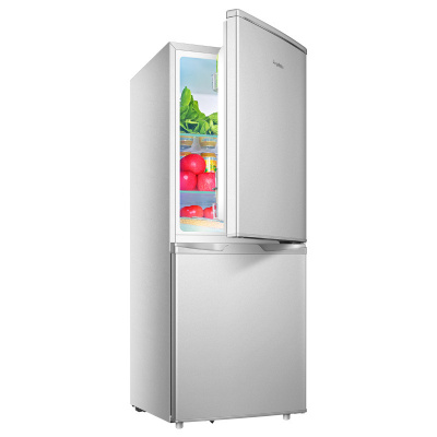 荣事达(Royalstar)双门电冰箱小型家用节能冷藏冷冻冰箱宿舍租房迷你保鲜小冰箱 BCD-132L9RSZ 银色