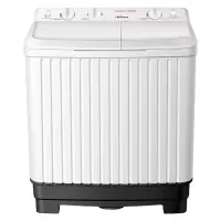 荣事达(Royalstar)8公斤kg家用小型迷你半自动洗衣机双桶双缸波轮洗衣机小半自动 脱水甩干机 XPB80-957