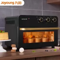 九阳(Joyoung)空气炸电烤箱 25L家用智能无油烤箱 定时功能 多档调节大容量烘烤箱 黑色