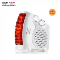 澳柯玛(AUCMA)取暖器电暖器电暖气办公室卧室家用速热便携式立卧两用暖风机 双旋钮白色