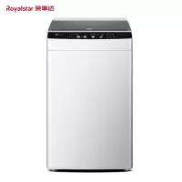 荣事达(Royalstar)洗衣机 8公斤全自动波轮洗衣机 仿生洗护节能省水 透明灰ERVP192016T 8公斤