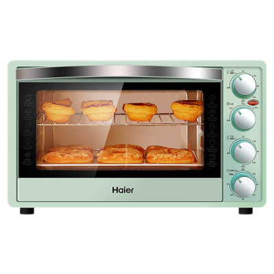 海尔多功能家用35升大容量烘焙电烤箱上下独立控温电烤箱K-35M4E