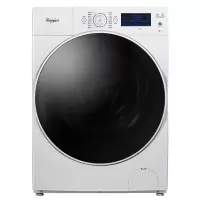 惠而浦(Whirlpool)8公斤大容量变频滚筒全自动洗衣机 智能科技 羊毛洗 高温筒清洁 WG-F80880B (珍