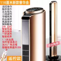 长虹暖风机取暖器冷暖两用家用大面积节能立式新款全屋电热电暖气 110厘米新款加高遥控款奢华金