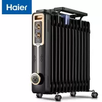 海尔(Haier) 取暖器家用油汀电暖气片节能省电暖神器油丁热风机办公室烤火炉轻音暖风机油酊 宽片13片HY2235-1