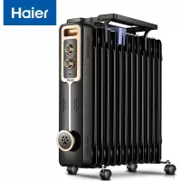 海尔(Haier) 取暖器家用油汀电暖气片节能省电暖神器油丁热风机办公室烤火炉音轻暖风机油酊 宽片13片HY2235-1