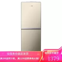 美的(Midea)饮水机 立式家用办公冷热型双封闭门旋钮式饮水器金色