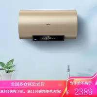海尔(Haier)电热水器家用速热储水式安全防电墙节能热水器 8年包修50/60/80升 智控净水(金)- 50升