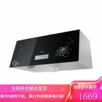 Haier/海尔大吸力中式抽油烟机家用厨房挂顶吸式烟机 黑色