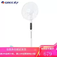 格力(GREE)电风扇家用宿舍14叶轻音直流变频立式落地扇智能遥控大风风扇