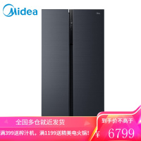 美的(Midea)639升对开双开冰箱19分钟急速净味风冷无霜一级双变频智能家电速冷速冻