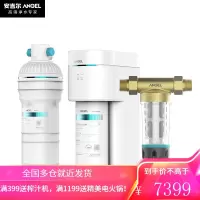 安吉尔净水器家用直饮反渗透厨房净水机400G无桶大通量RO膜纯水机净水器+前置