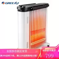 格力(GREE)取暖器电油汀家用电暖器片13片油丁加宽防烫速热加湿干衣电暖气取暖电器 NDY20-S6022