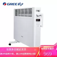 格力(GREE)欧式快热炉取暖器家用电暖气浴室暖风机热风机节能省电电热膜立式电暖器 NBDF-X6022B(遥控款)