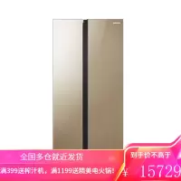 三星(SAMSUNG) 家用655L大容量风冷无霜智能变频玻璃对开门冰箱RS62R50371L/SC RS62R5037