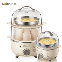 小熊(Bear)煮蛋器 ZDQ-B14R1 家用蒸蛋器早餐机旋钮可定时煮蛋机自动断电小型早餐神器