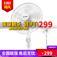 先锋电风扇FS40-16D家用定时落地扇升降10叶扇大风力电扇办公室