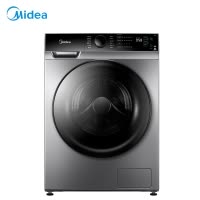 美的(Midea)MG100N07Y 门店同款10公斤直驱变频滚筒洗衣机洗脱一体机 好直驱选美的 纳米银离子除菌 巴赫银