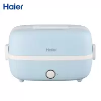 海尔(Haier)电热饭盒保温可插电自热便携式学生上班族便当盒蒸煮饭带饭锅HLB-E10P1A