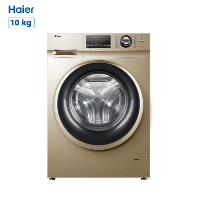 海尔(Haier)洗衣机变频滚筒10公斤家用大容量全自动除菌一级能效节能新品G100108B12G