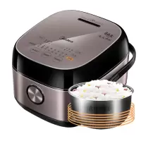 美的(Midea)IH智能电饭煲MB-HS4075电饭锅 4L家用 IH电磁加热 微压沸腾芯 精钢鼎釜内胆 全屏触控