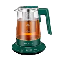 舜士绿(煮茶款) 金正(NINTAUS)煮茶器全自动黑茶蒸汽喷淋玻璃壶电热水壶多功能泡茶煮茶壶蒸煮两用养生壶