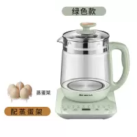 绿色[配蒸蛋架] 金正养生壶全自动加厚玻璃保温煎药壶多功能电煎药壶煮茶黑茶花茶