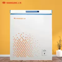 白色 上菱 189升 小冰柜卧式冷柜家用商用小冰箱 冷藏冷冻转换一级节能